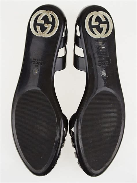 gucci marola jelly sandals|Gucci transparent sandals.